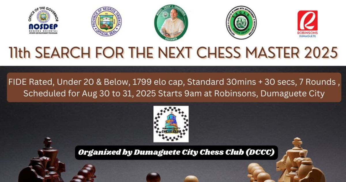 Official poster: 11th Search For The Next Chess Master 2025