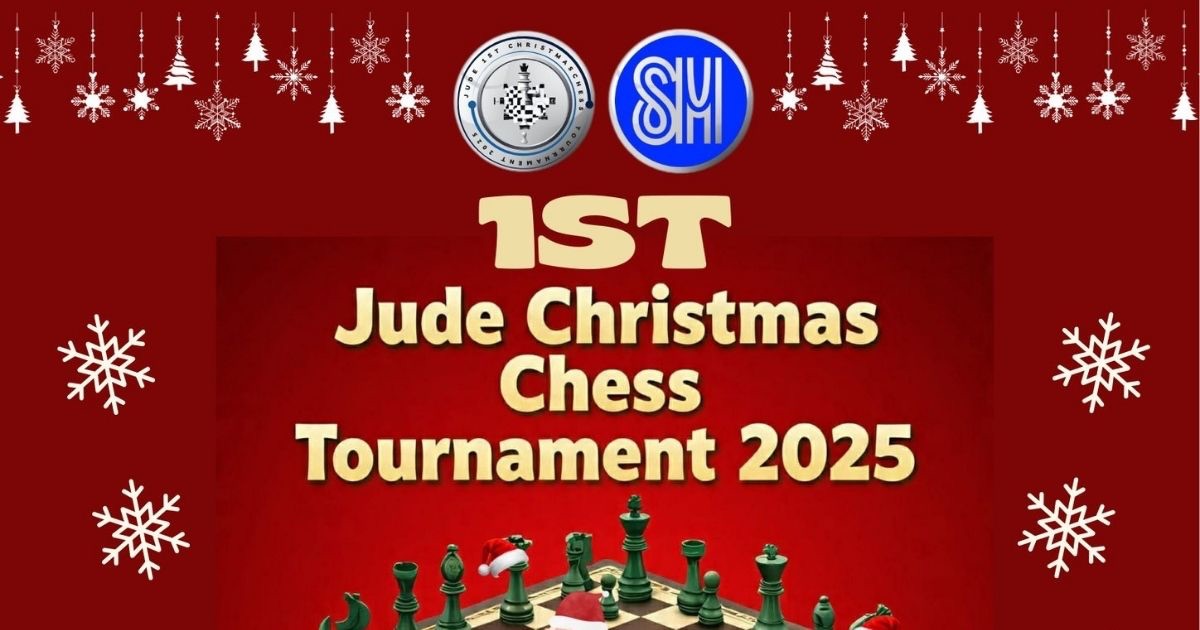 Official poster: 1st Jude Christmas Chess Tournament 2025