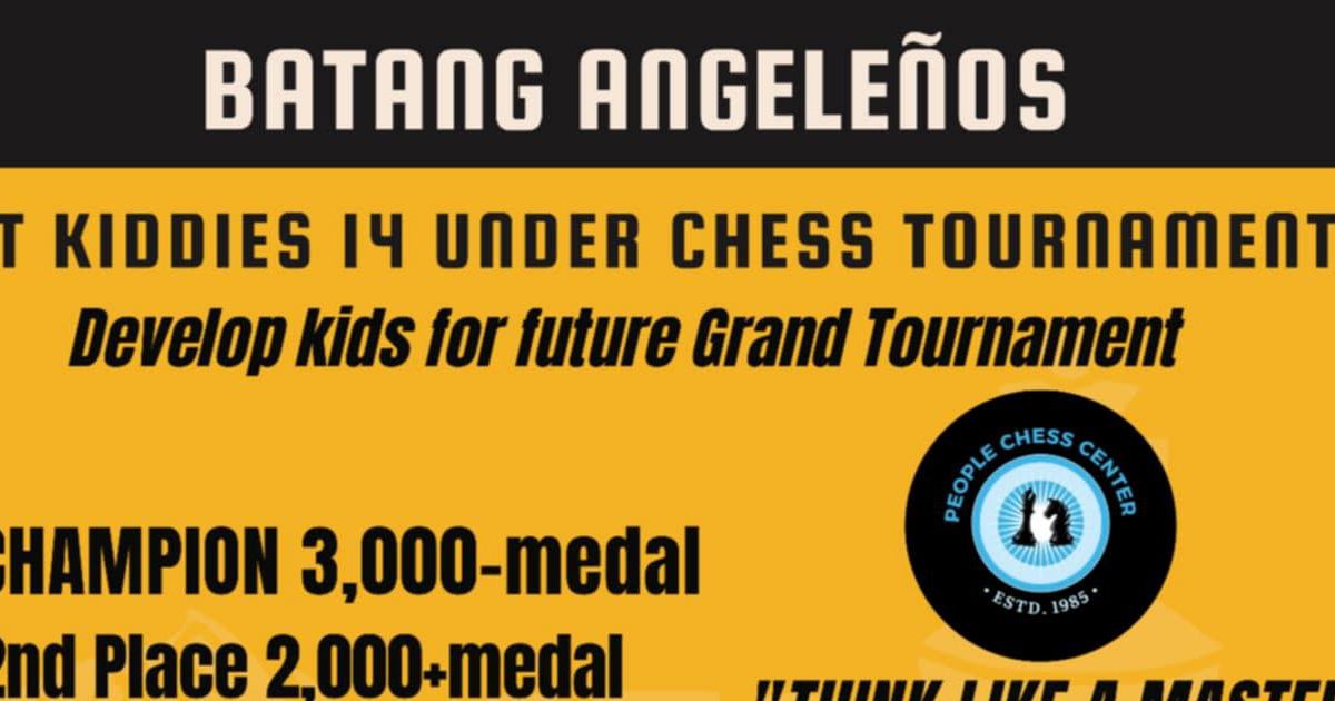 Official poster: 1st Kiddies 14 Under Chess Tournament