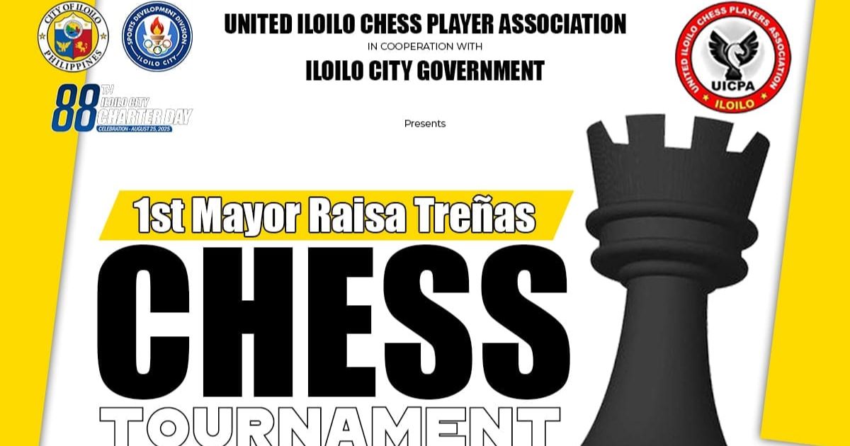 Official poster: 1st Mayor Raisa Trenas Chess Tournament