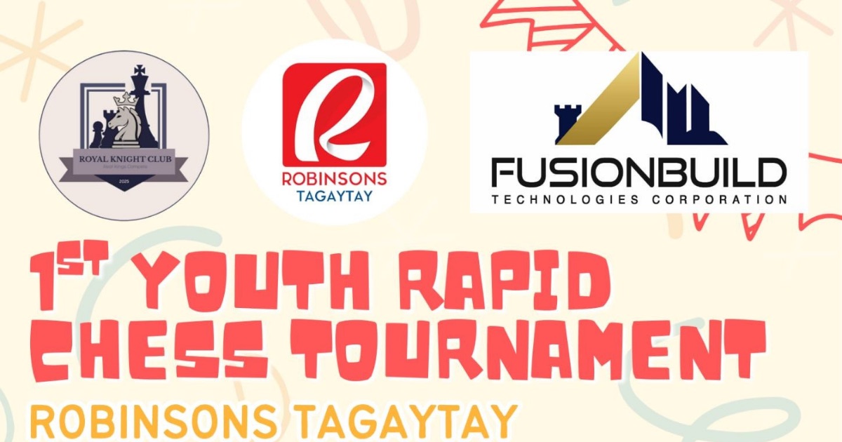 Official poster: 1st Youth Rapid Tournament