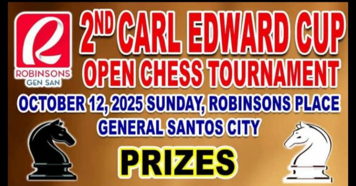 Official poster: 2nd Carl Edward Cup Open Chess Tournament