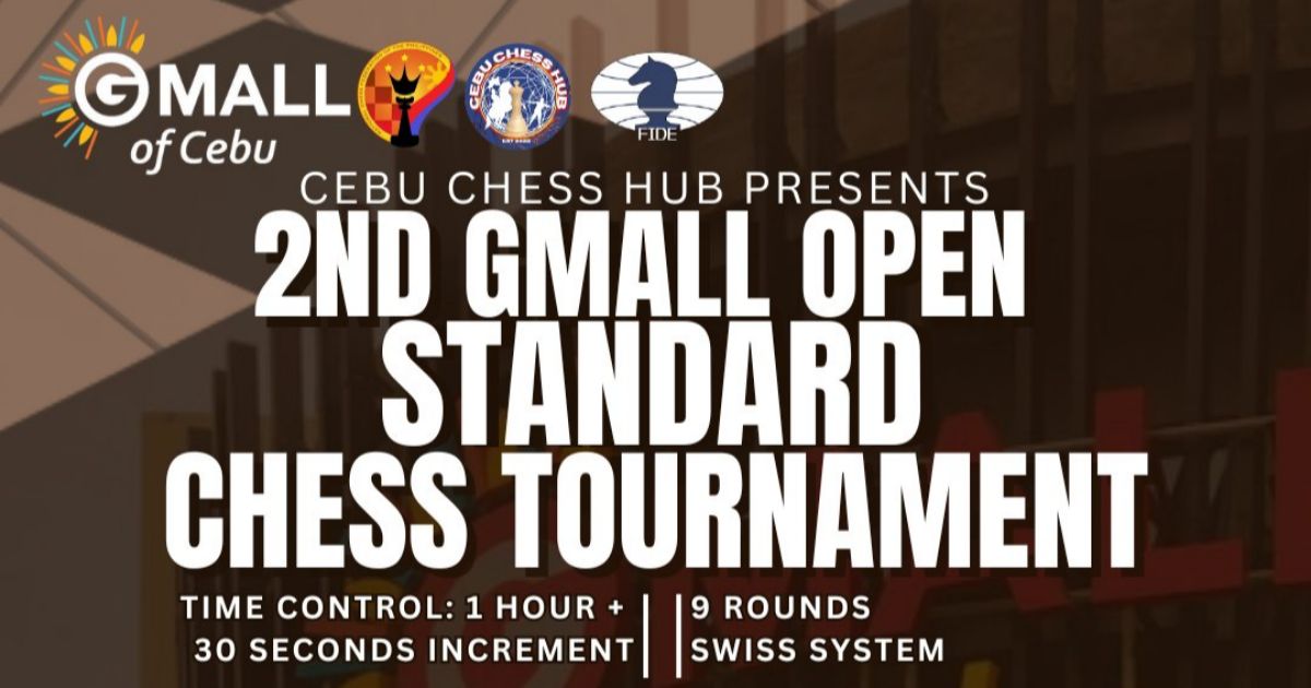 Official poster: 2nd Gmall Open Standard Chess Tournament