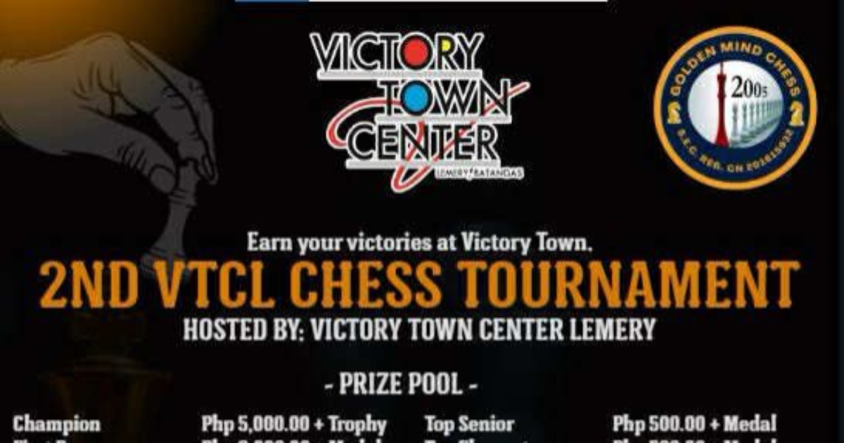 Official poster: 2nd VTCL Chess Open Tournament