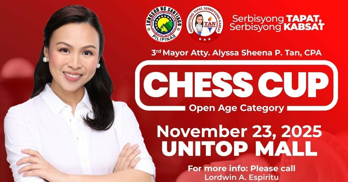 Sheena R Chess 3rd Mayor Atty. Alyssa Sheena P. Tan, CPA Chess Cup - Chess Tournaments PH