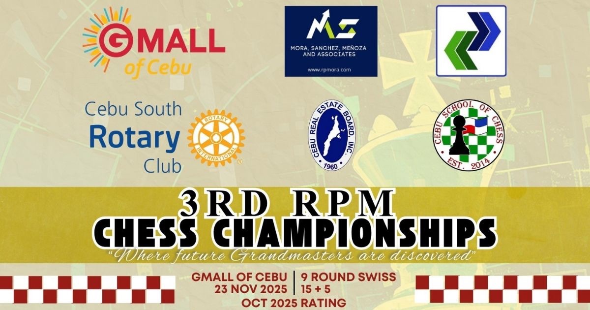 Official poster: 3rd RPM Chess Championships