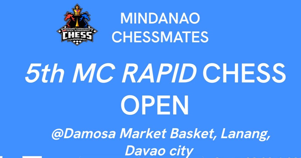 Official poster: 5th MC Rapid Chess Open