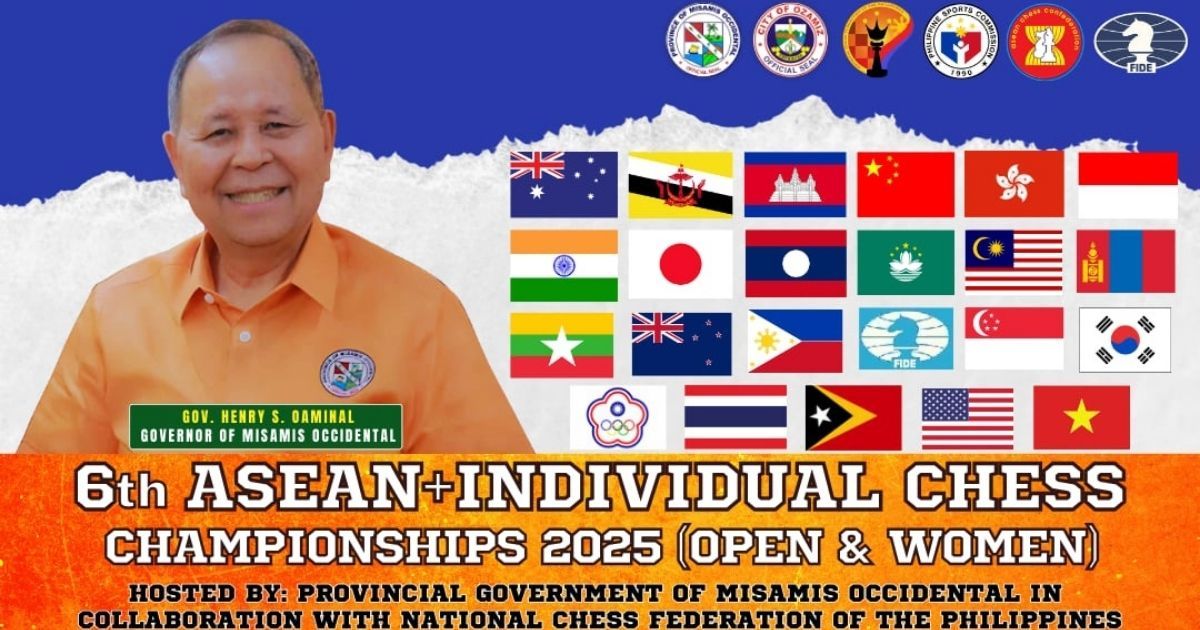 Official poster: 6th Asean+ Individual Chess Championships 2025
