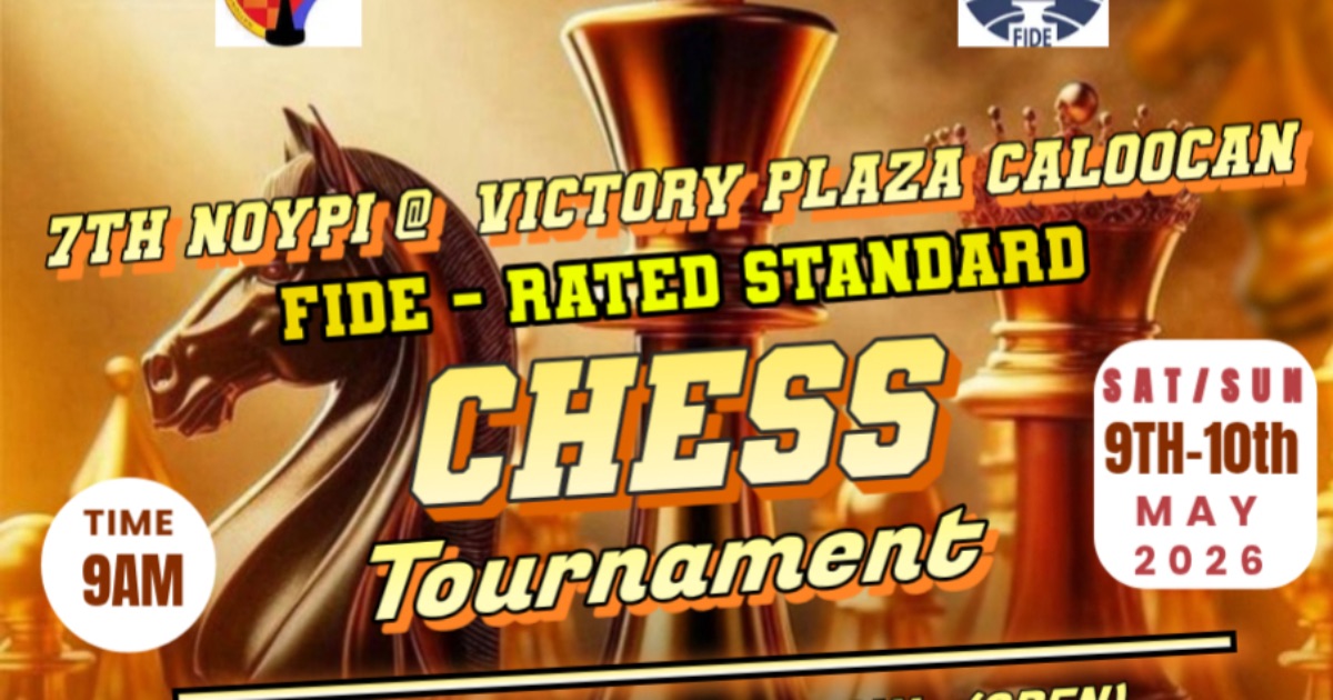 Official poster: 7th Noypi FIDE Rated Standard Chess Tournament