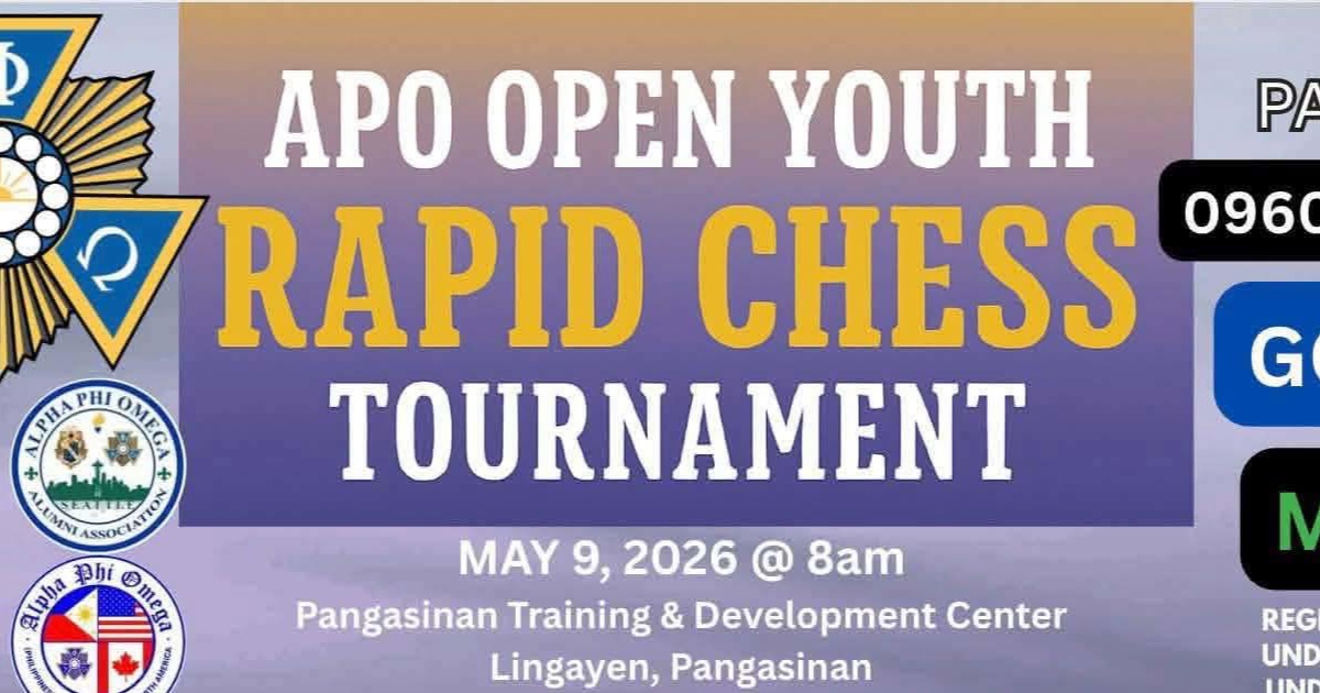APO Open Youth Rapid Chess Tournament - Chess Tournaments PH