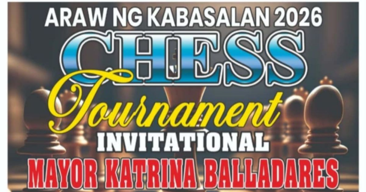 Official poster: Araw Ng Kabasalan 2026 Chess Tournament Invitational