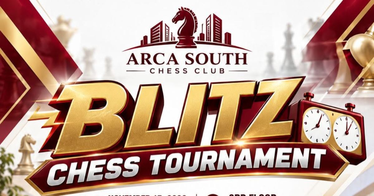 Official poster: ASCC Blitz Chess Tournament