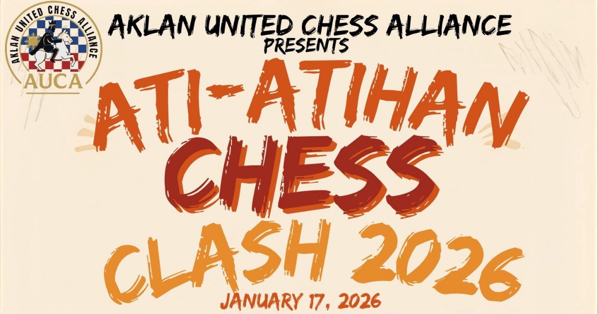 Official poster: Ati-Atihan Chess Clash 2026