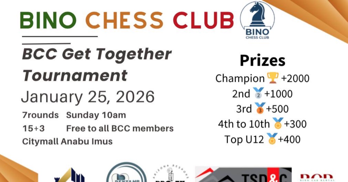 Official poster: BCC Get Together Tournament