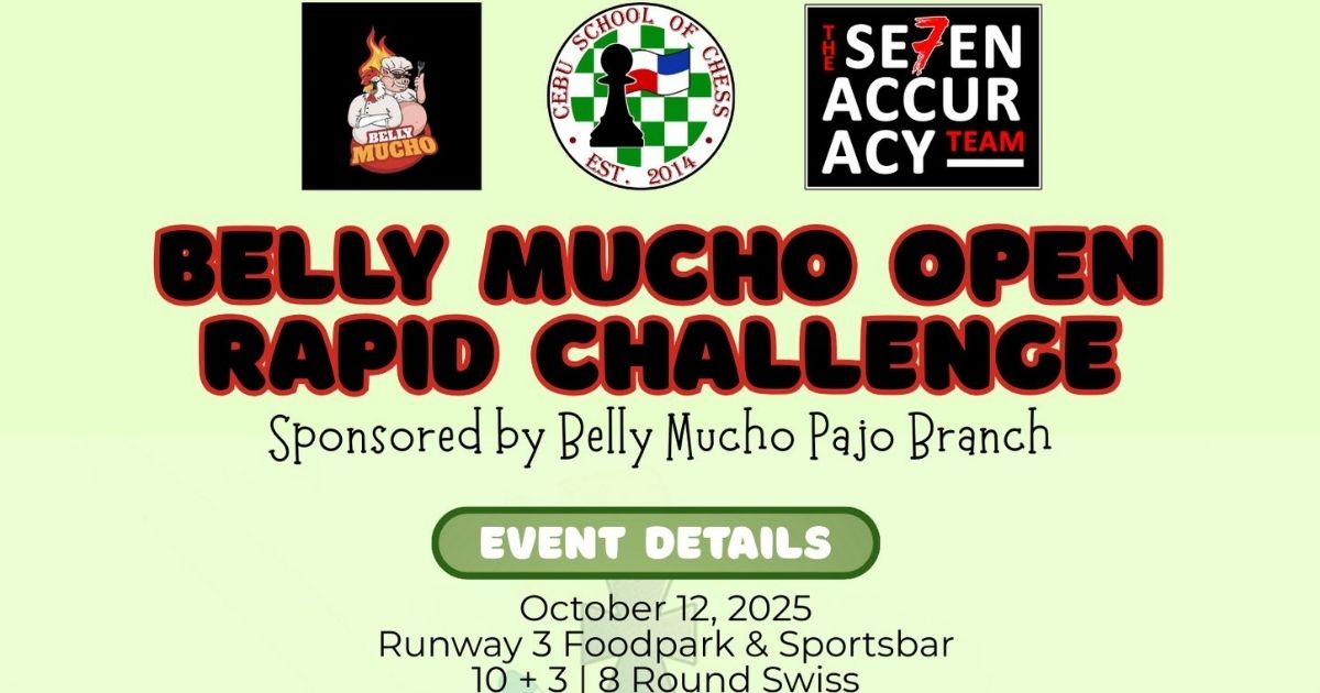 Official poster: Belly Mucho Open Rapid Challenge
