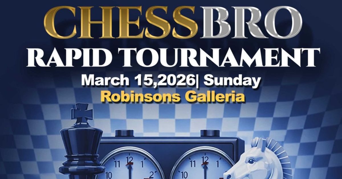 Official poster: Chess Bro Rapid Tournament