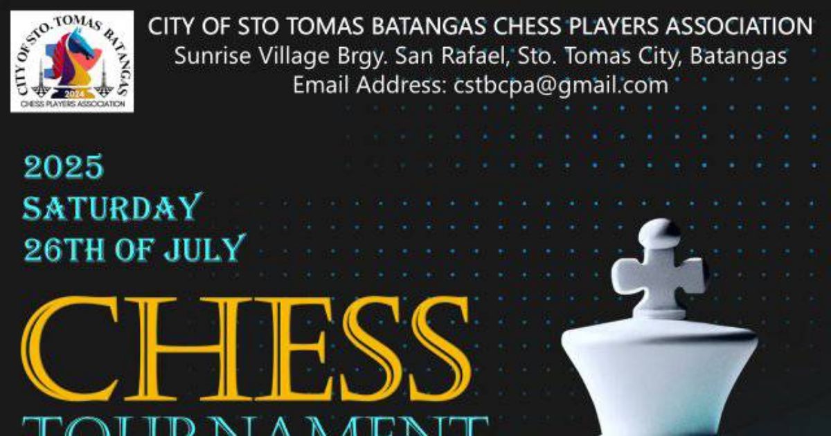 Official poster: Chess Tournament 18U Open - Non Master