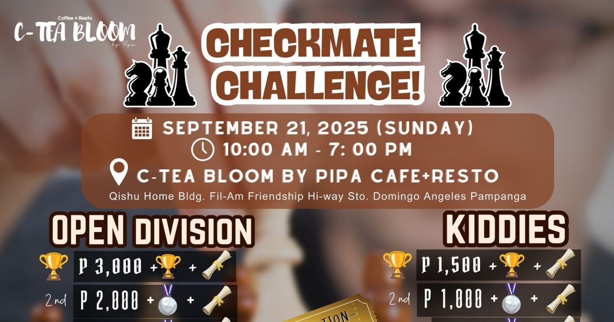 Official poster: Chess X Pipa (Checkmate Challenge)