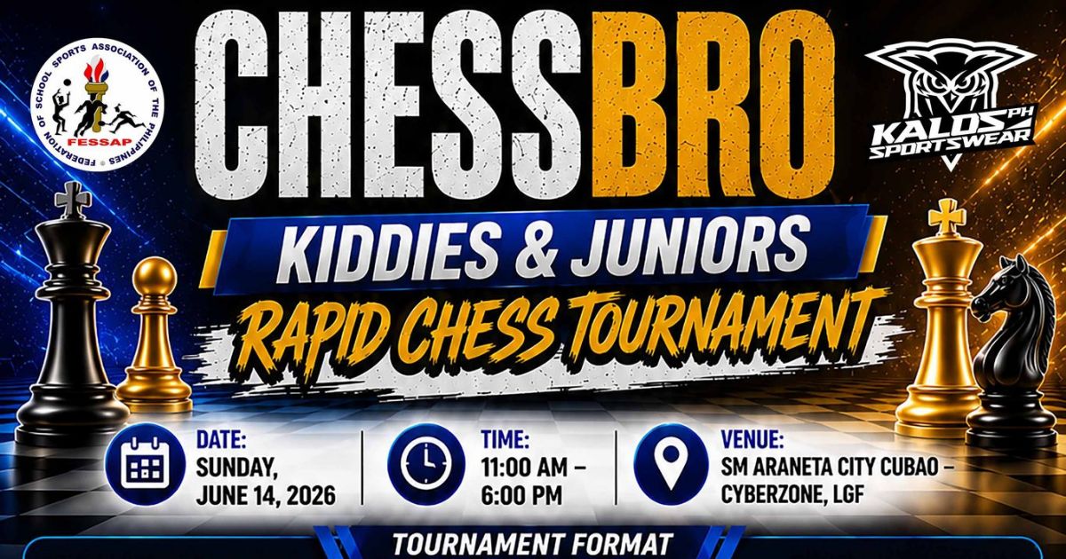 Official poster: ChessBro Kiddies & Juniors Rapid Chess Tournament