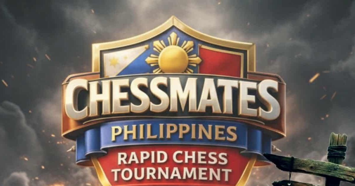 Official poster: Chessmates Philippines Rapid Chess Tournament