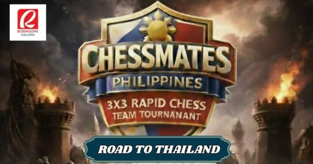 Official poster: Chessmates Philippines Rapid Team Championship Road To Thailand