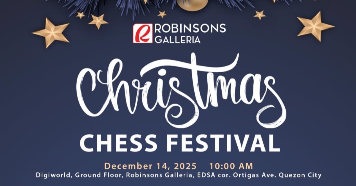 Official poster: Christmas Chess Festival