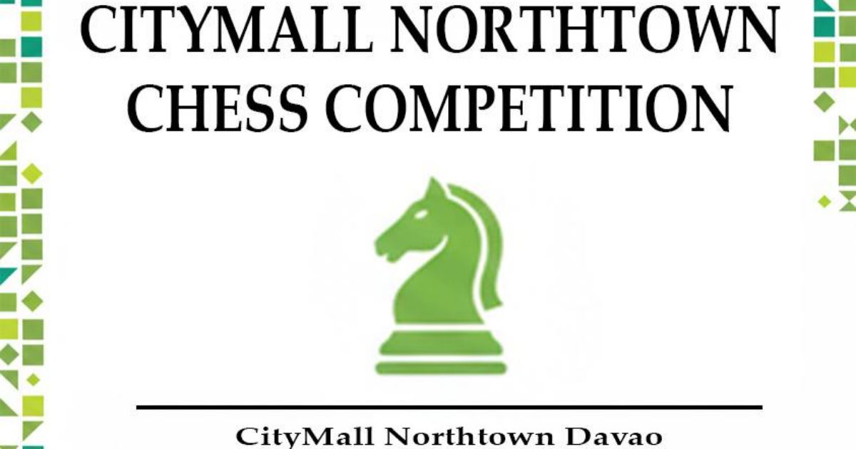 Official poster: CityMall Northtown Chess Competition