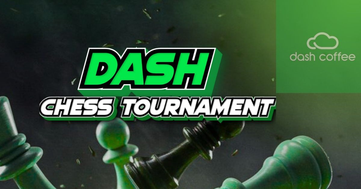 Official poster: DASH Chess Tournament August Edition