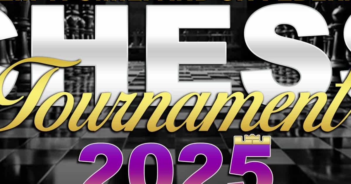 Official poster: Gayyem Ti Umili SK Federation Chess Tournament 2025