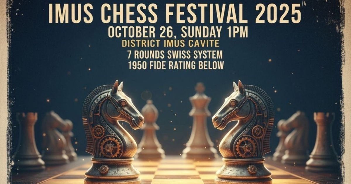 Official poster: Imus Chess Festival 2025
