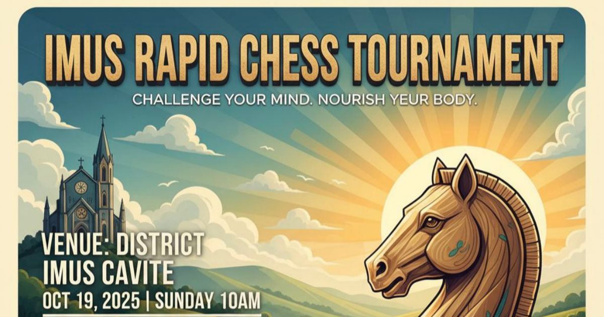Official poster: Imus Rapid Chess Tournament