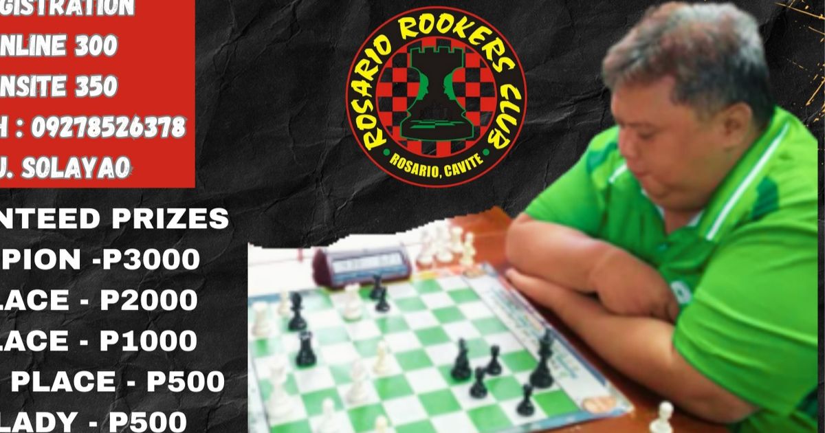 Official poster: Lloyd Rubio’s Birthday Chess Tournament