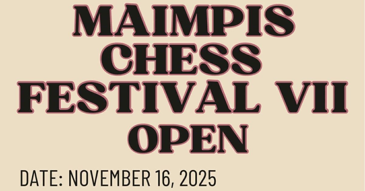 Official poster: Maimpis Chess Festival VII