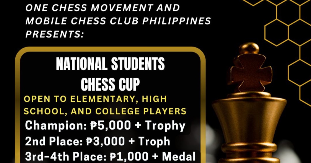 Official poster: National Students Chess Cup