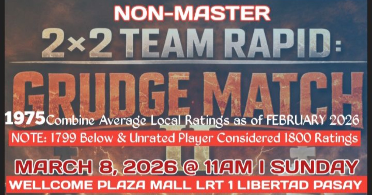 Official poster: Non-Master 2x2 Team Rapid: Grudge Match