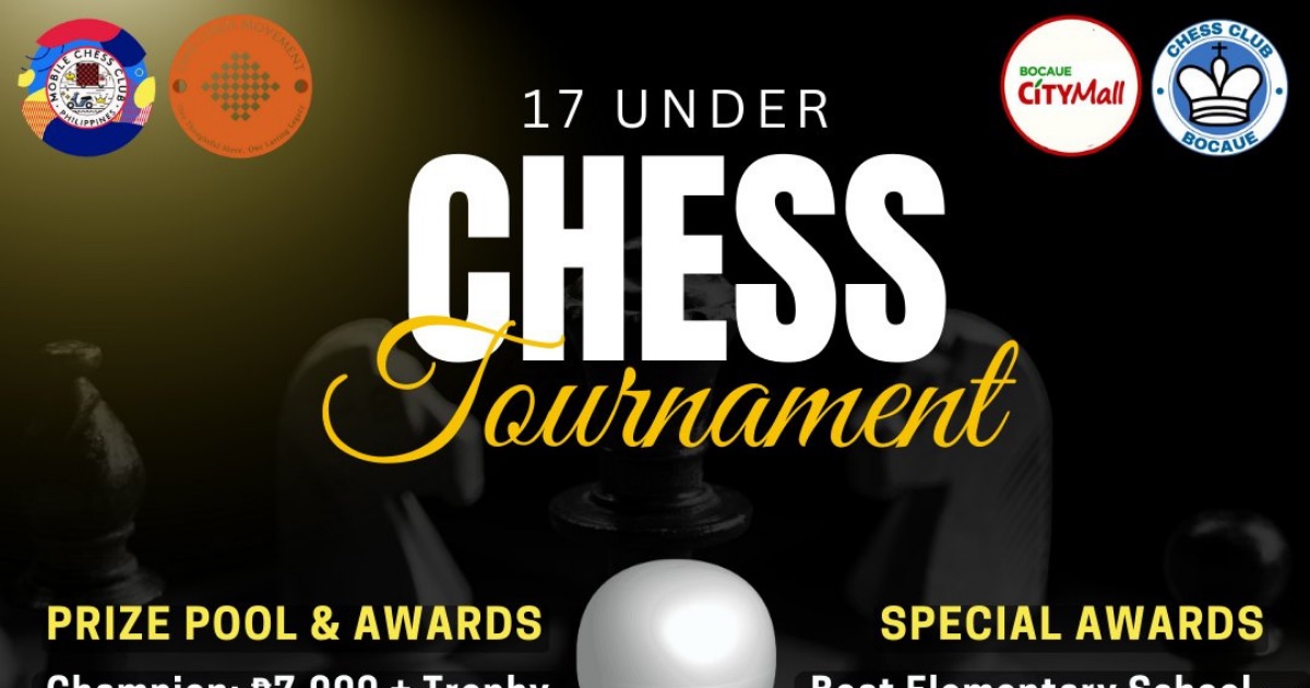 Official poster: One Chess Movement X Mobile Chess Club Philippines