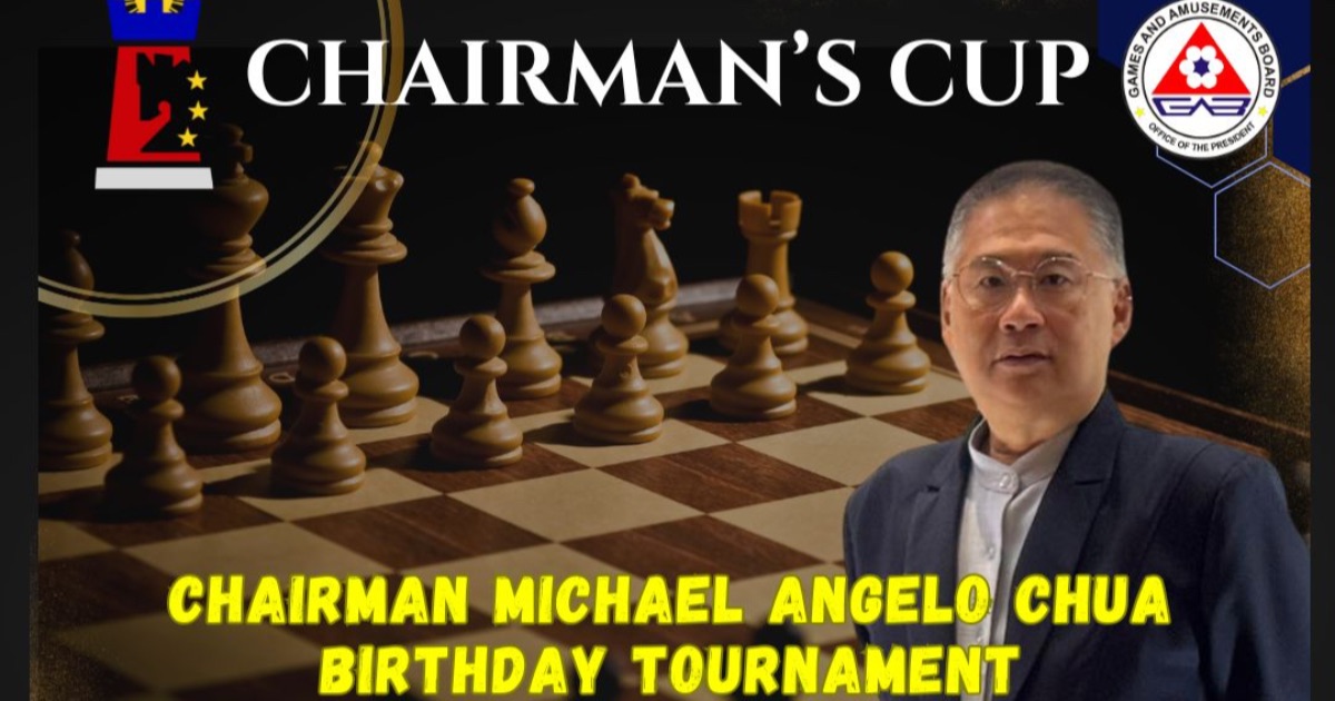 Official poster: PCAP Chairman's Cup 2026