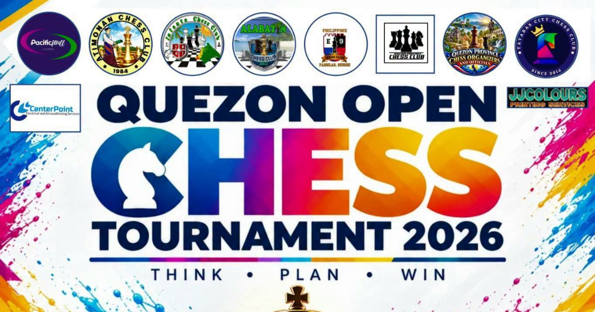 Official poster: Quezon Open Chess Tournament 2026