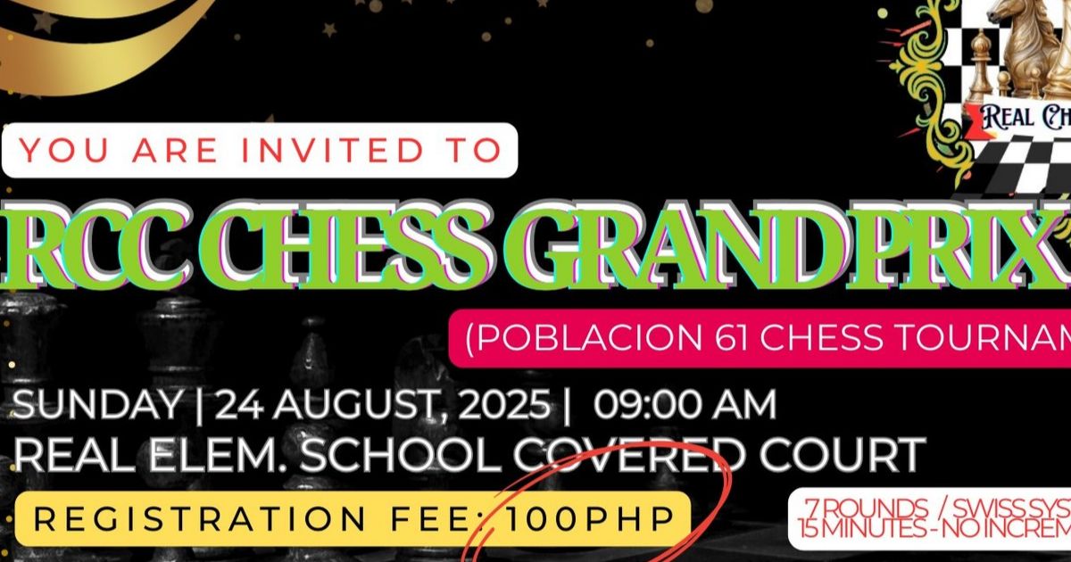 Official poster: RCC Chess Grandprix