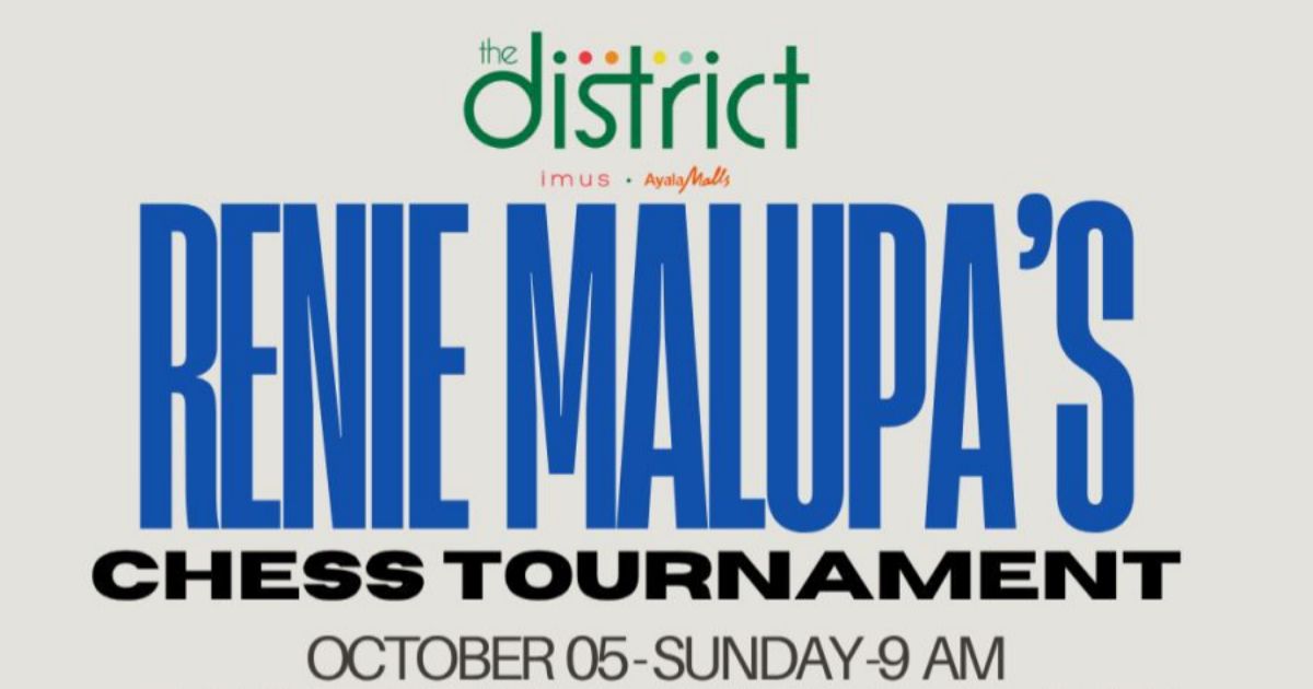 Official poster: Renie Malupa's Chess Tournament