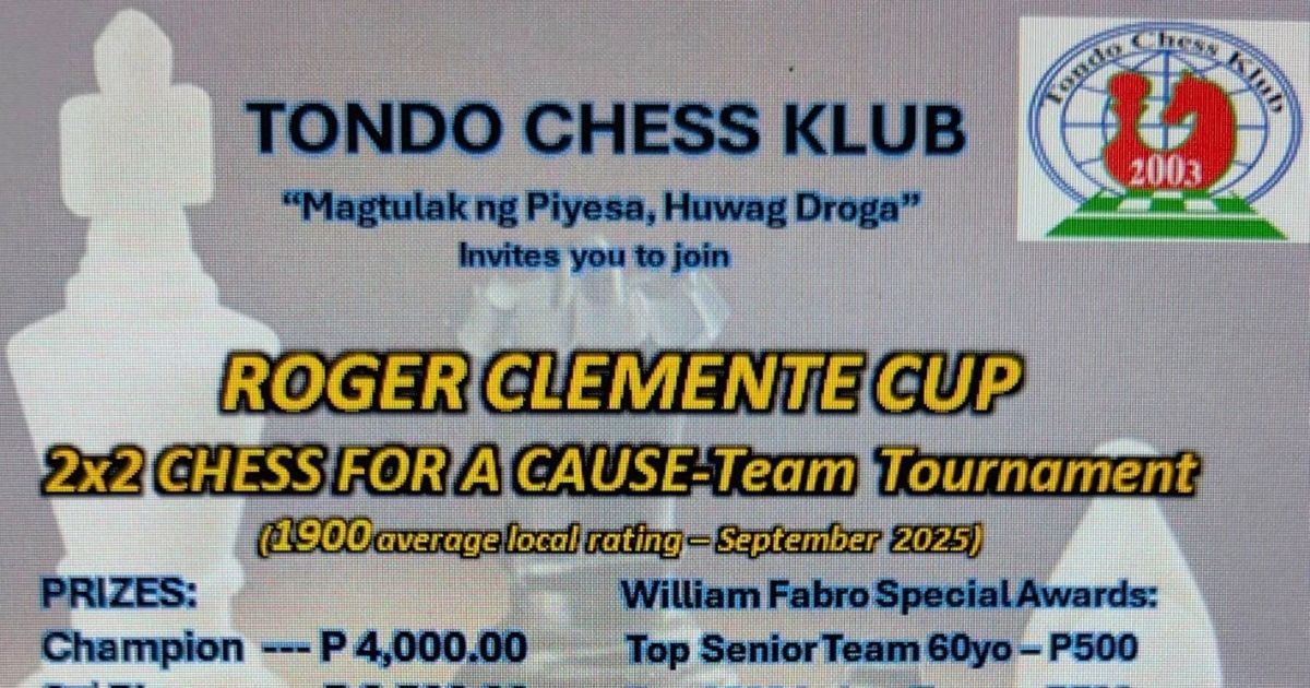 Official poster: Roger Clemente Cup 2x2 Team Tournament