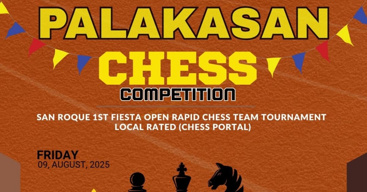 Official poster: San Roque 1st Fiesta Open Rapid Chess Team Tournament