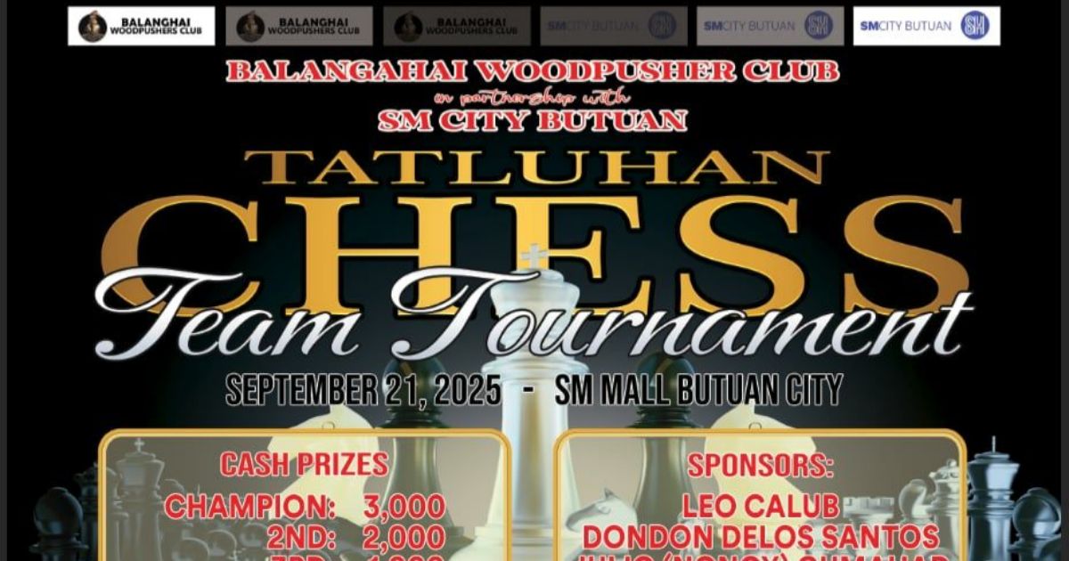 Official poster: Tatluhan Chess Team Tournament