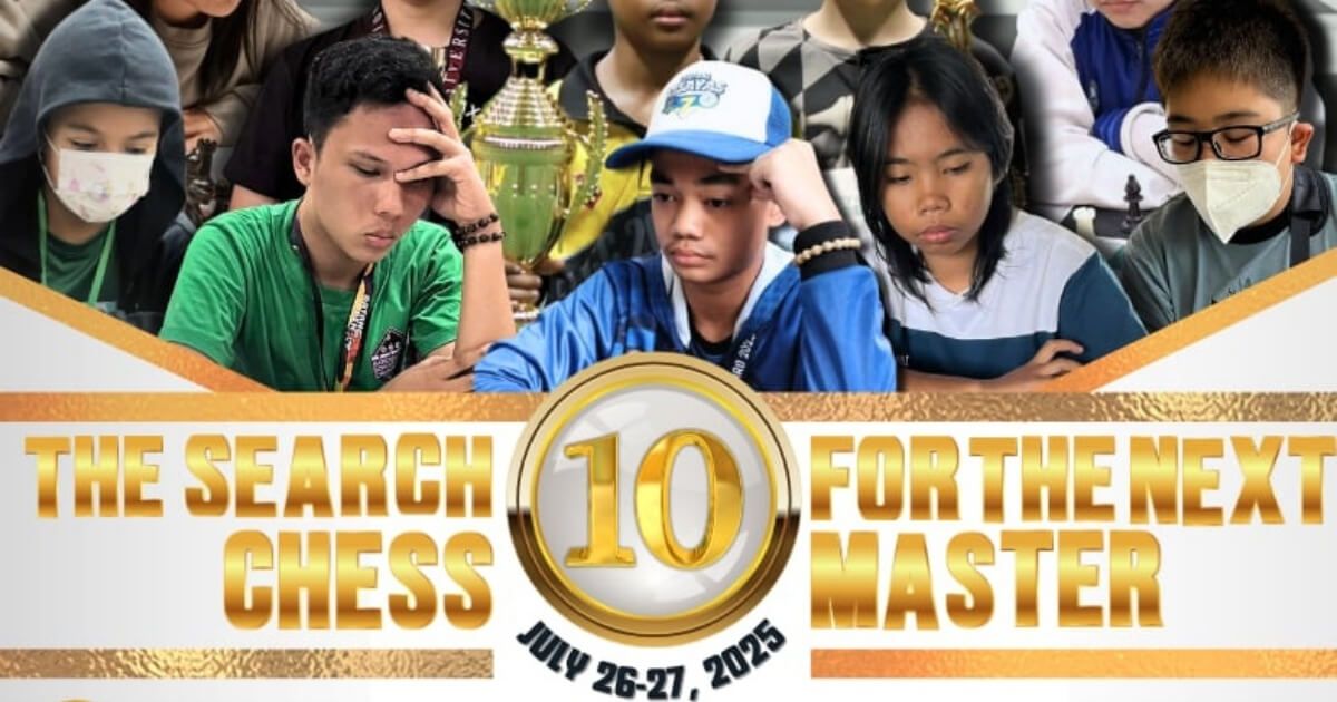 Official poster: The 10th Search For The Next Chess Master 2025