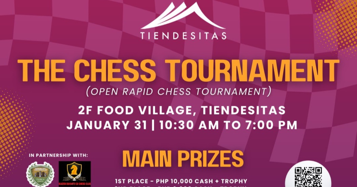 Official poster: Tiendesitas Chess Tournament