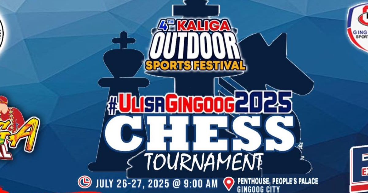 Official poster: Uli Sa Gingoog 2025 Open Chess Tournament